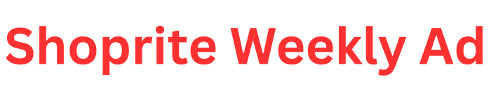 Shoprite Weekly Ad